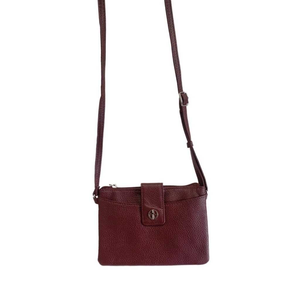NWT💕 Giani Bernini Small Soft Core Leather Crossbody Purse - Picture 5 of 6